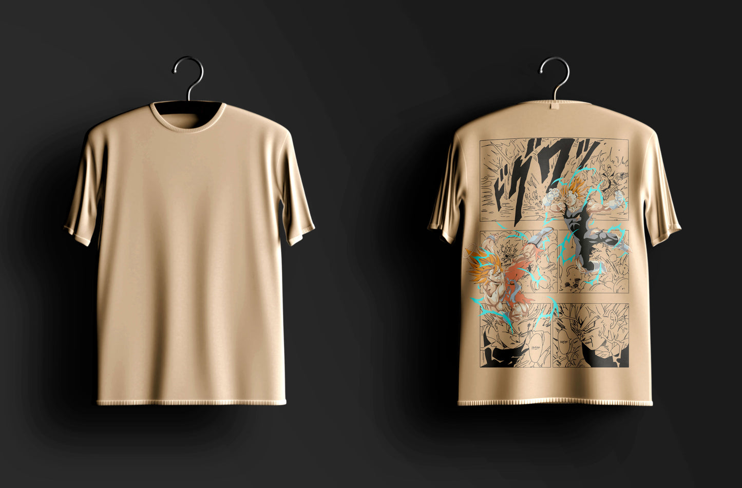 GOKU V/S VEGETA MANGA PANEL