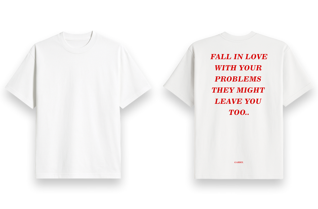 Fall in love- oversized t shirt