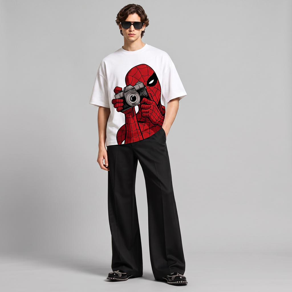 Web Click oversized t shirt
