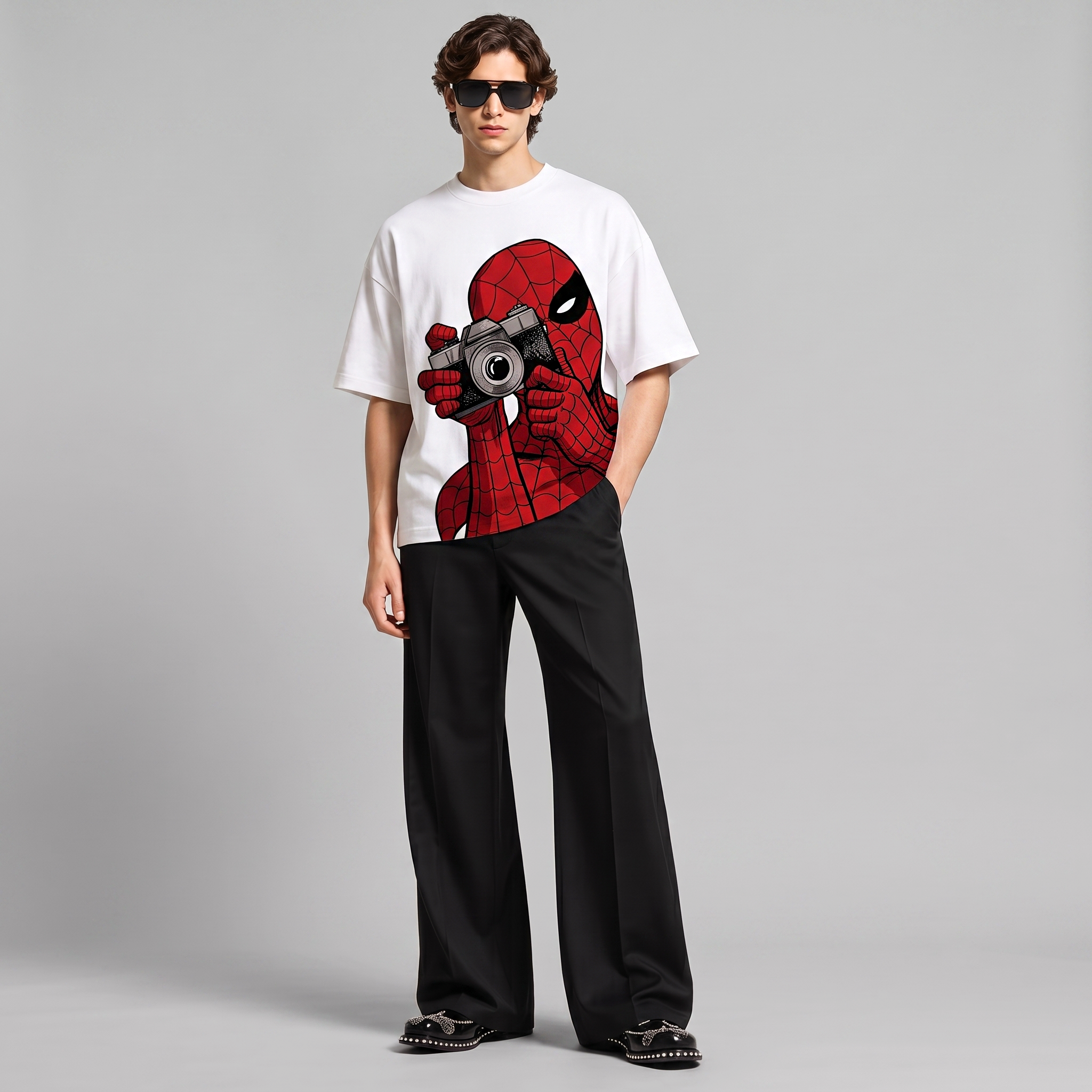 Web Click oversized t shirt