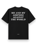 Me & My Airpods - Oversized T shirt Black