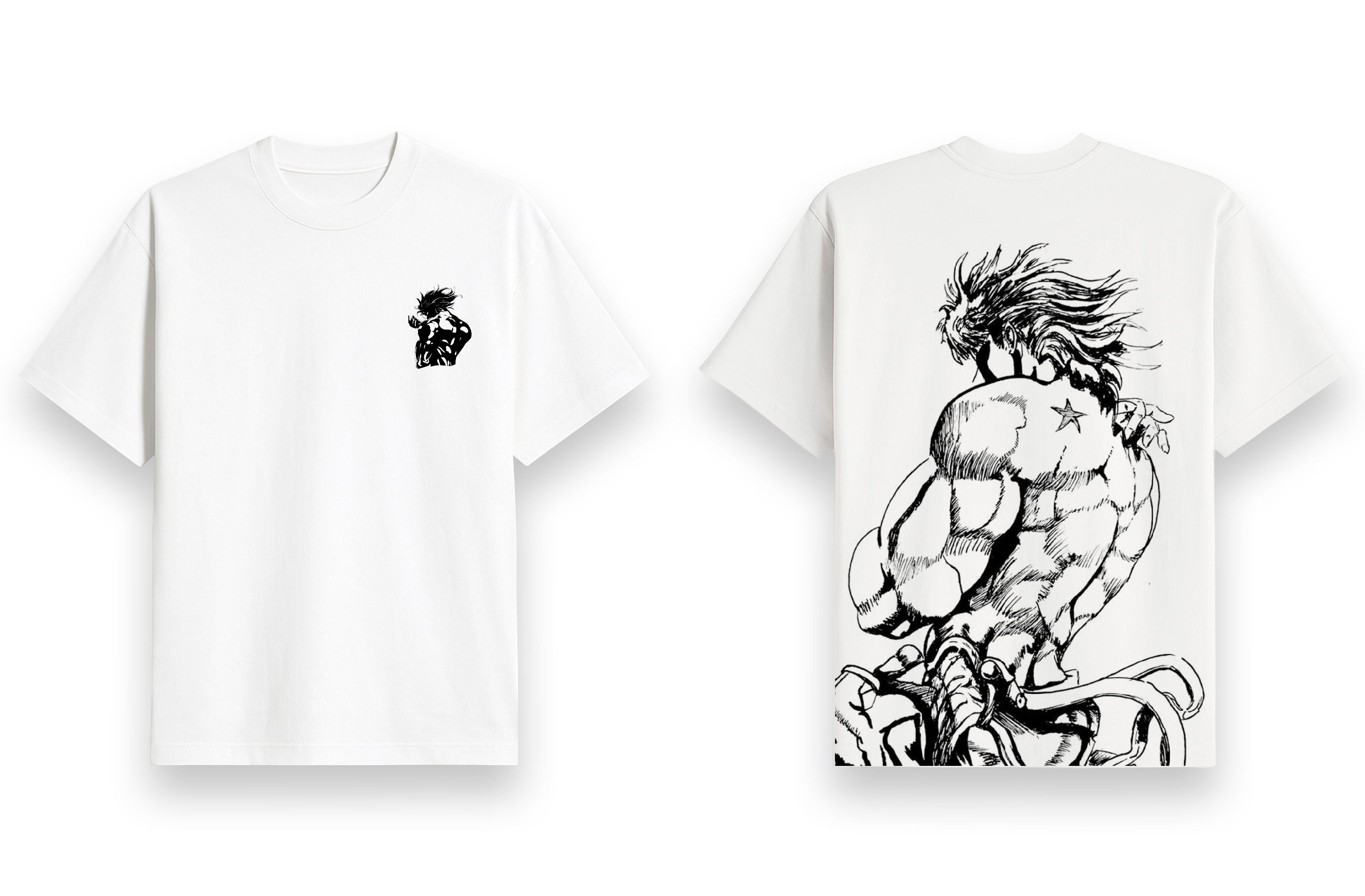 JOJO'S B A - OVERSIZED TEE WHITE